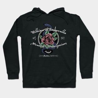 The Name of the Rose, distressed Hoodie